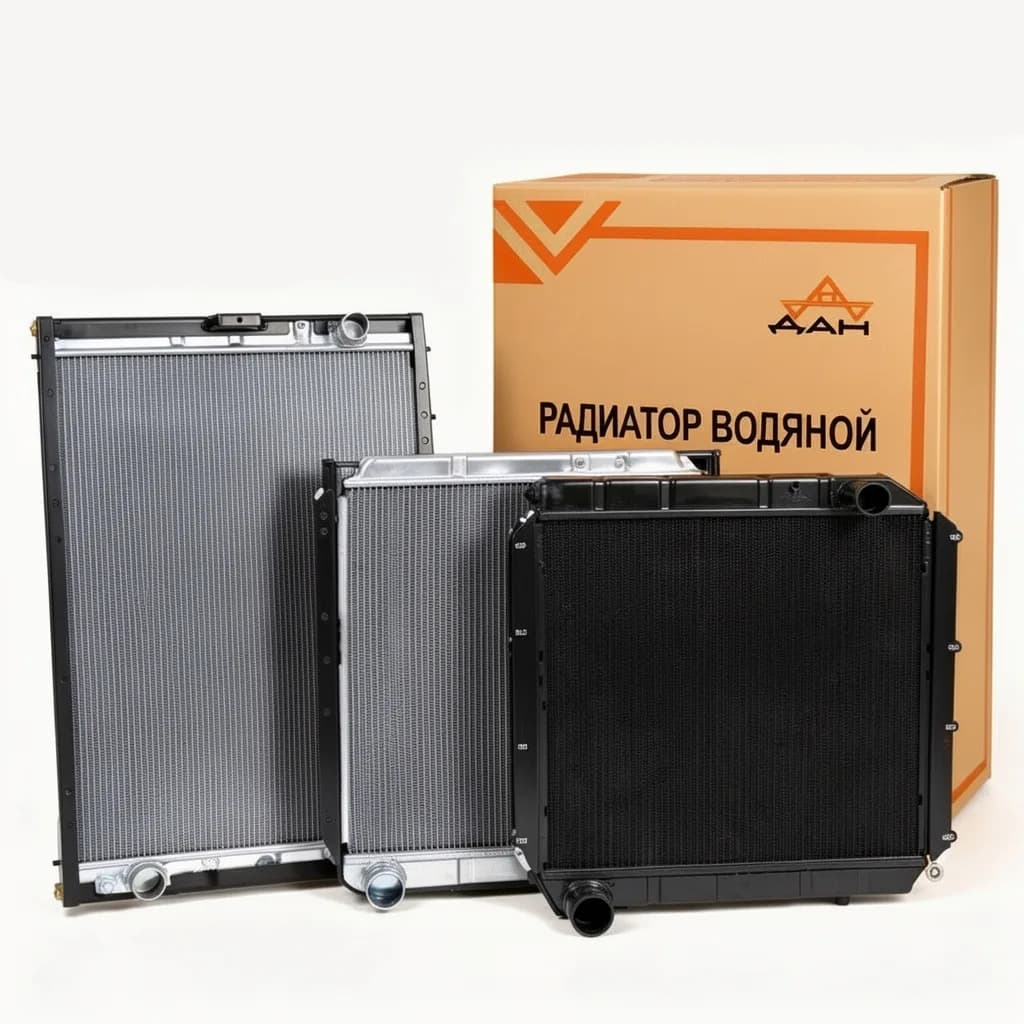 Радиатор ДАН алюминиевый 2-х рядный (арт.- 65115-1301010-21)