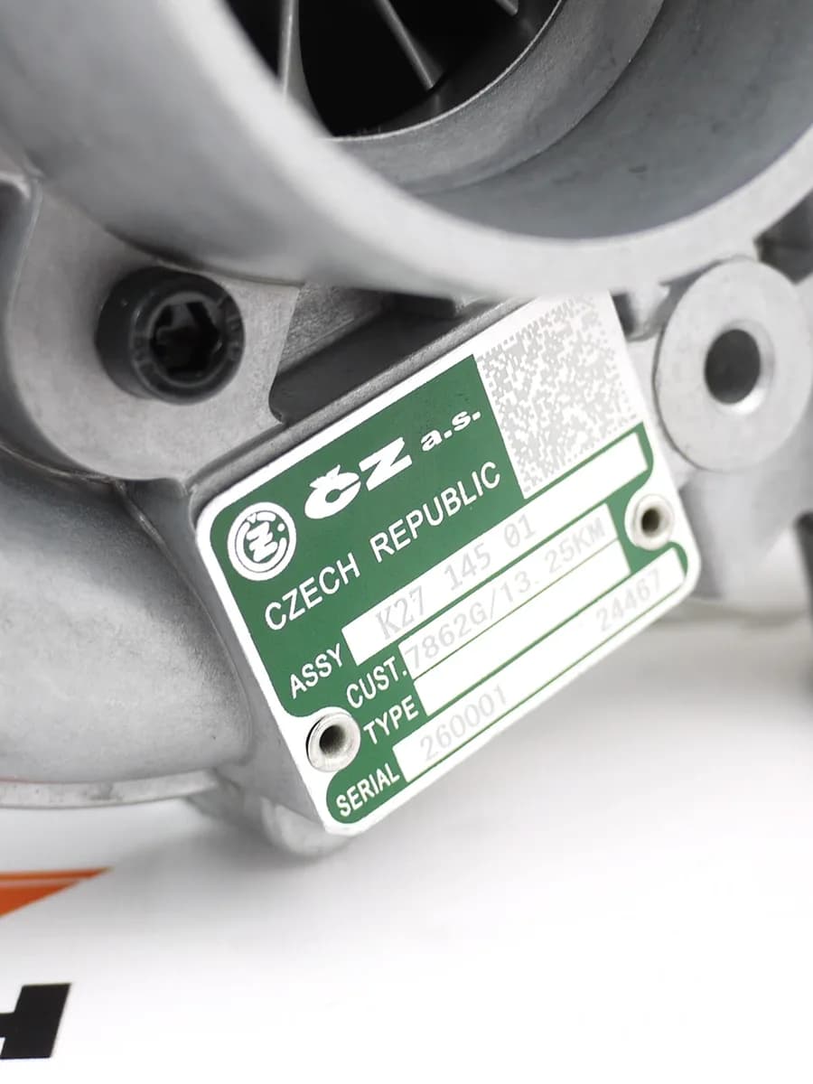 Турбокомпрессор CZ Strakonice (аналог) правый (арт.- K27-145-01) - изображение 4